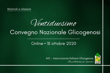 Convegno AIG 2020 – Nuove prospettive terapeutiche per la glicogenosi tipo 3